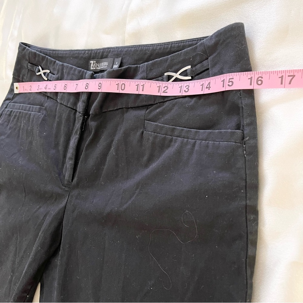 7th Avenue NYCo black capri straight leg pants, size 6 - Picture 11 of 16